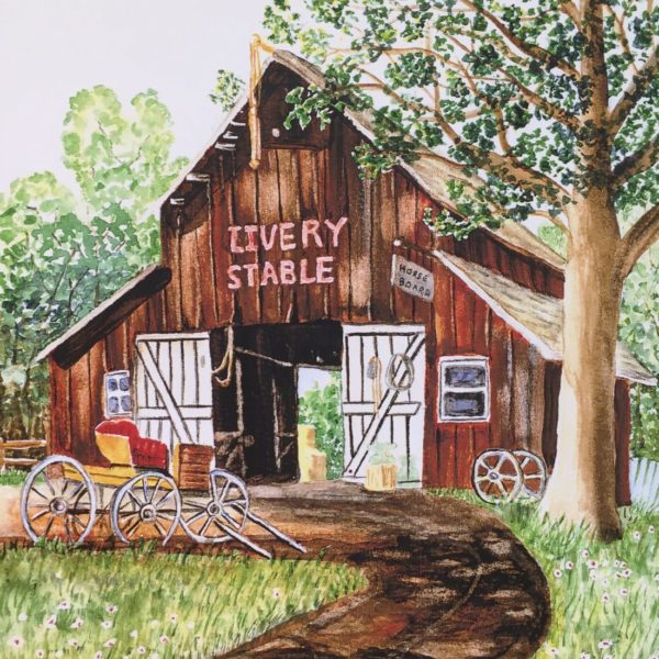 Livery Stable by Patsy Kentz