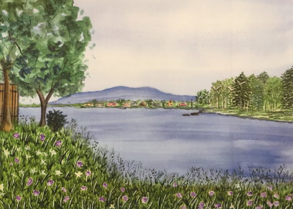 Across the Lake by Patsy Kentz
