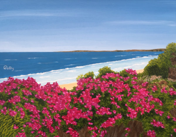 Wild Roses by the Sea by Patsy Kentz