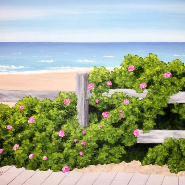 Roses by the Beach by Patsy Kentz