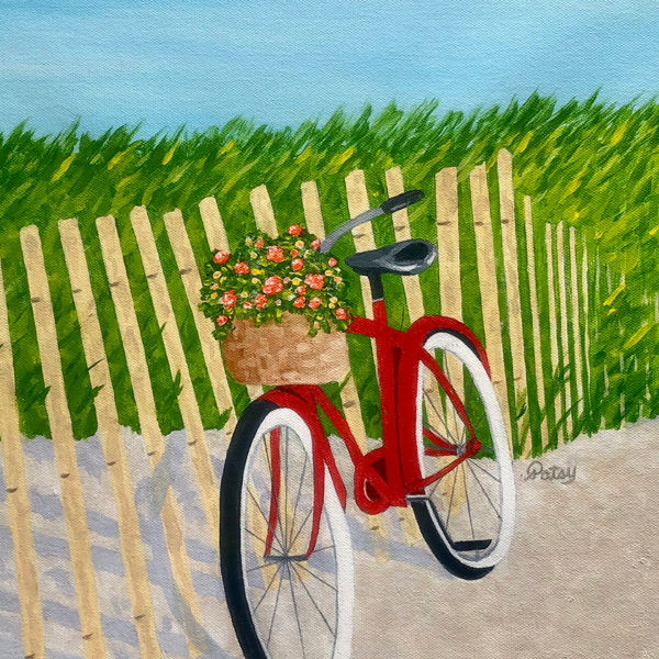 A Bike at the Beach by Patsy Kentz