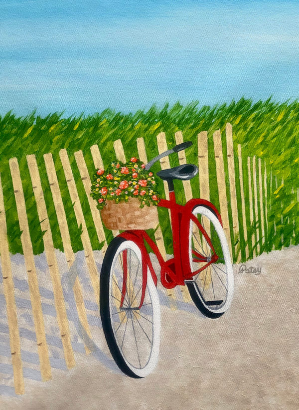 A Bike at the Beach by Patsy Kentz