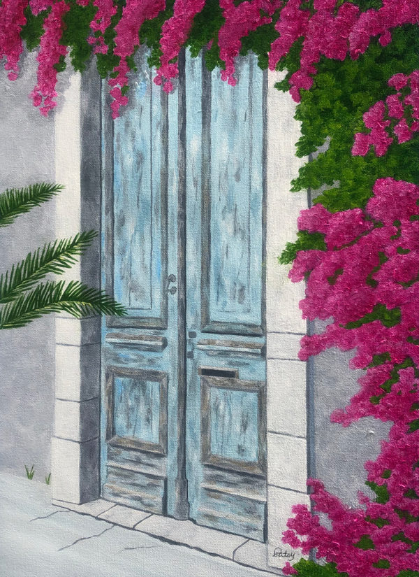 The Old Blue Door by Patsy Kentz