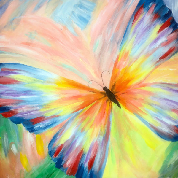 Abstract Butterfly by Patsy Kentz