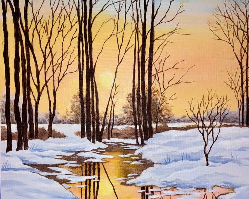 Winter in Maine by Patsy Kentz